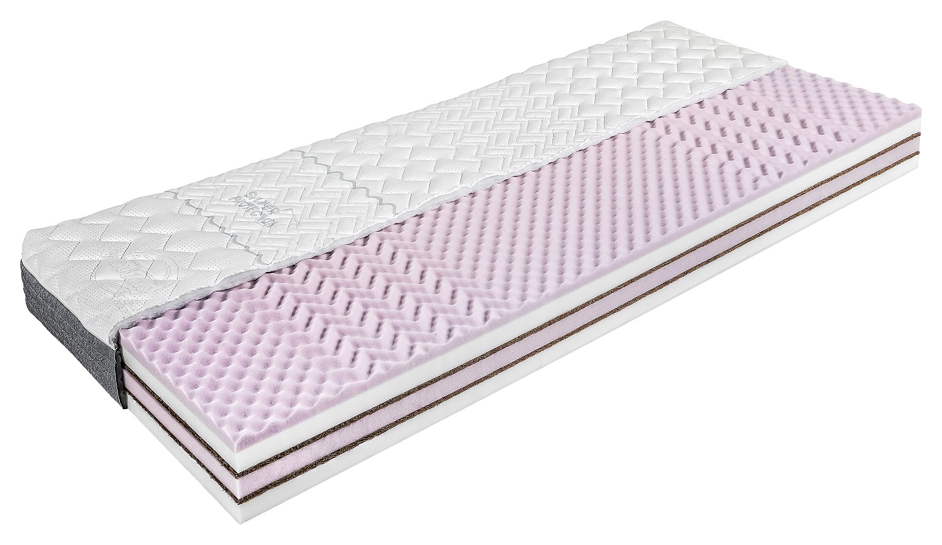 Fitness Plus hideghab matrac középkemény és kemény fekvőfelülettel, 19cm vastag